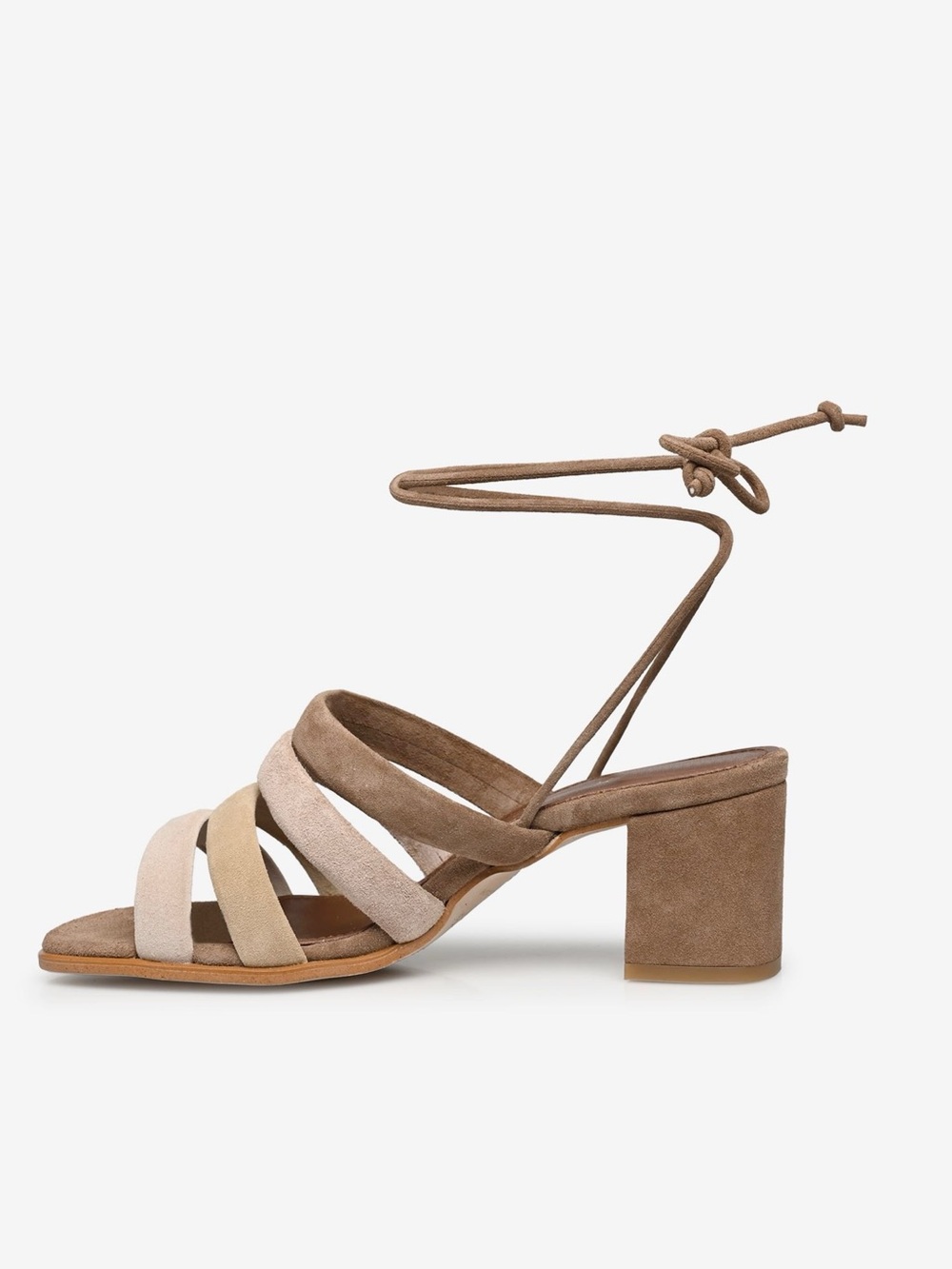 Alohas suede heeled sandals Letizia size 36